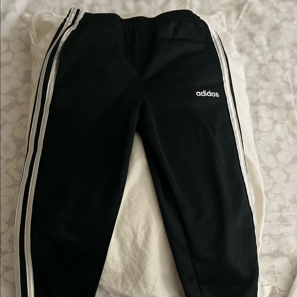Black kids adidas pants